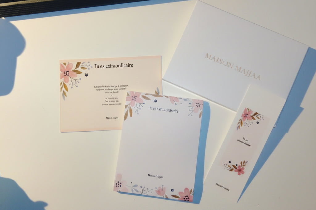 Mini kit personnalisé prénom au choix Papeterie – Sticker Prénom Argenté | Maison Majjaa