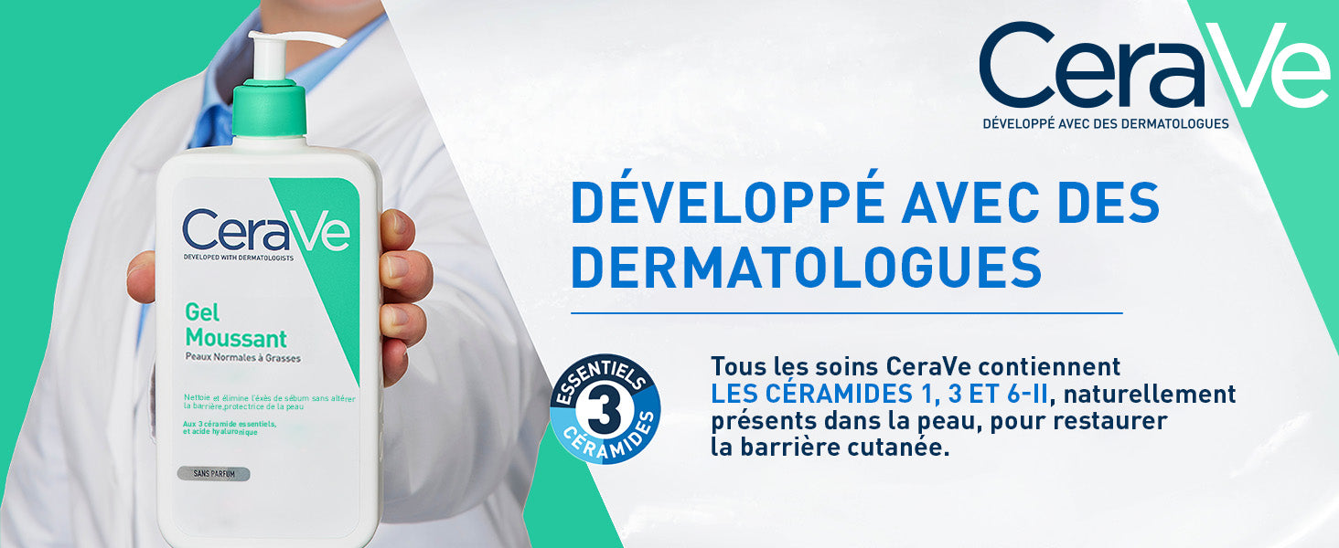 CeraVe Gel Moussant Nettoyant Visage — 473 ml