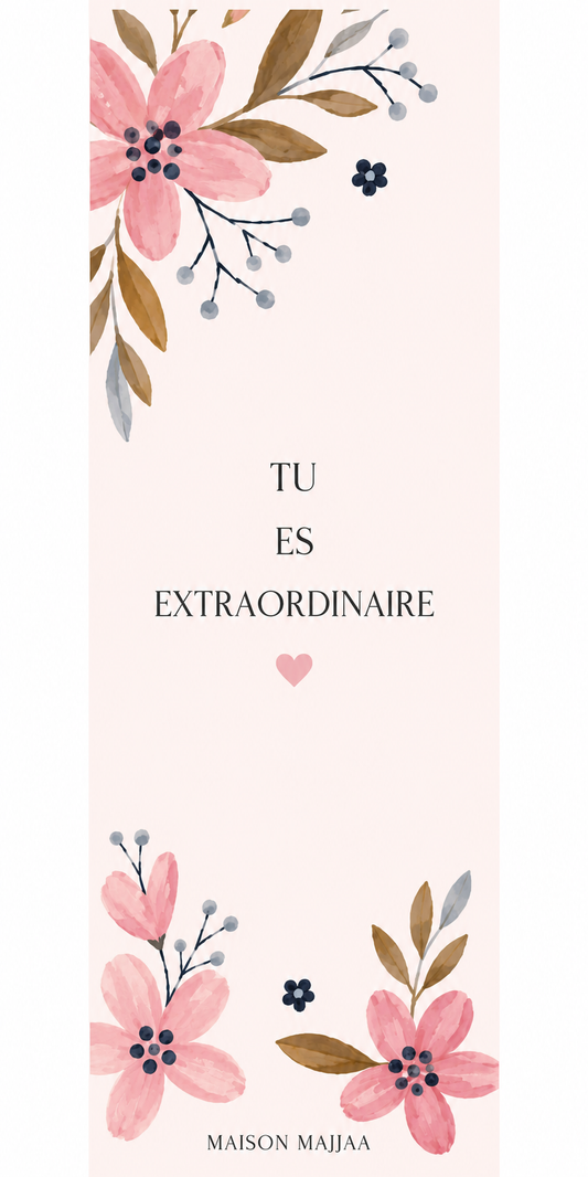 Ensemble papeterie intention "Tu es incroyable" Version CLASSIC