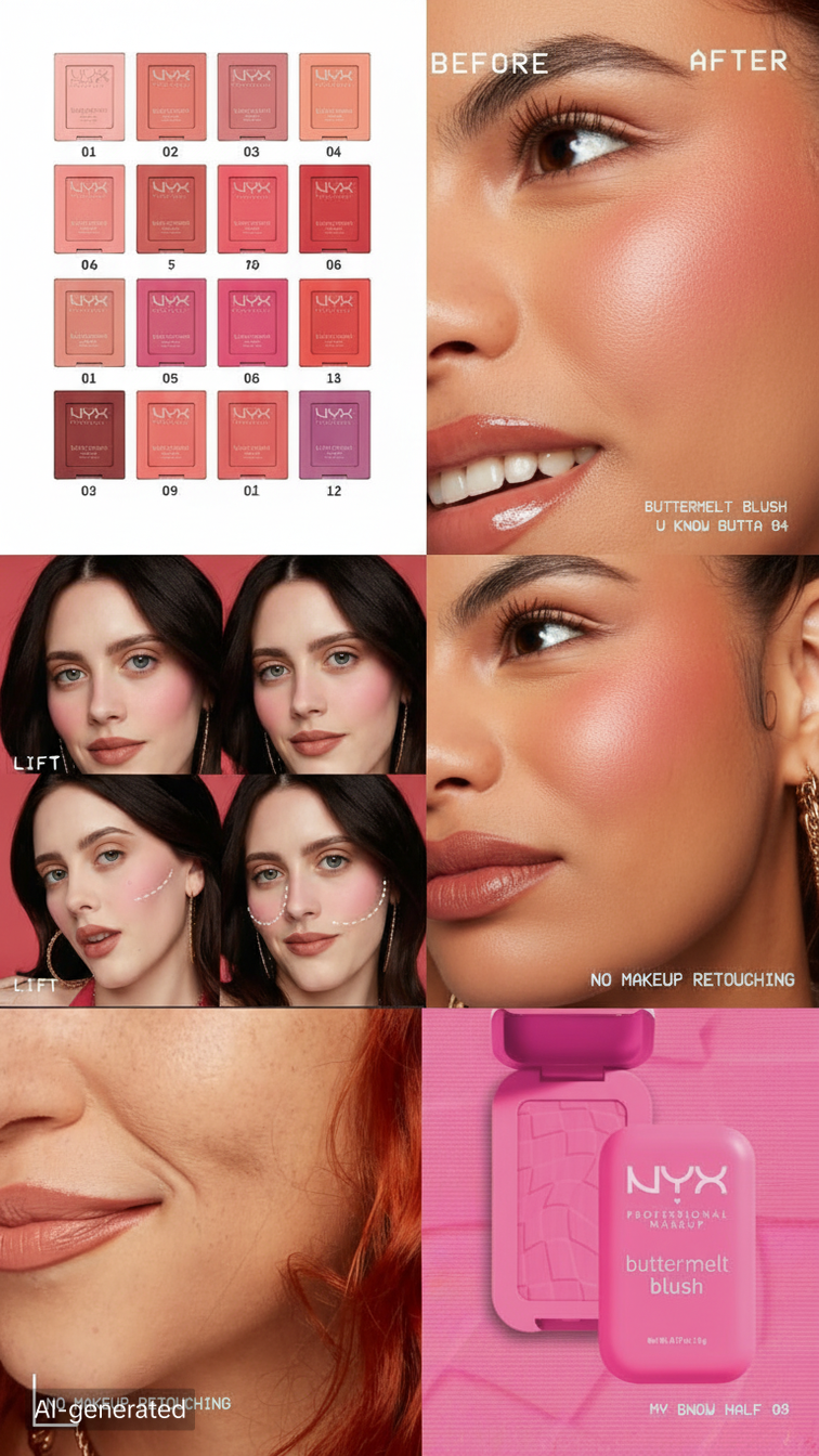NYX Buttermelt Blush – Le Blush Viral Effet Bonne Mine