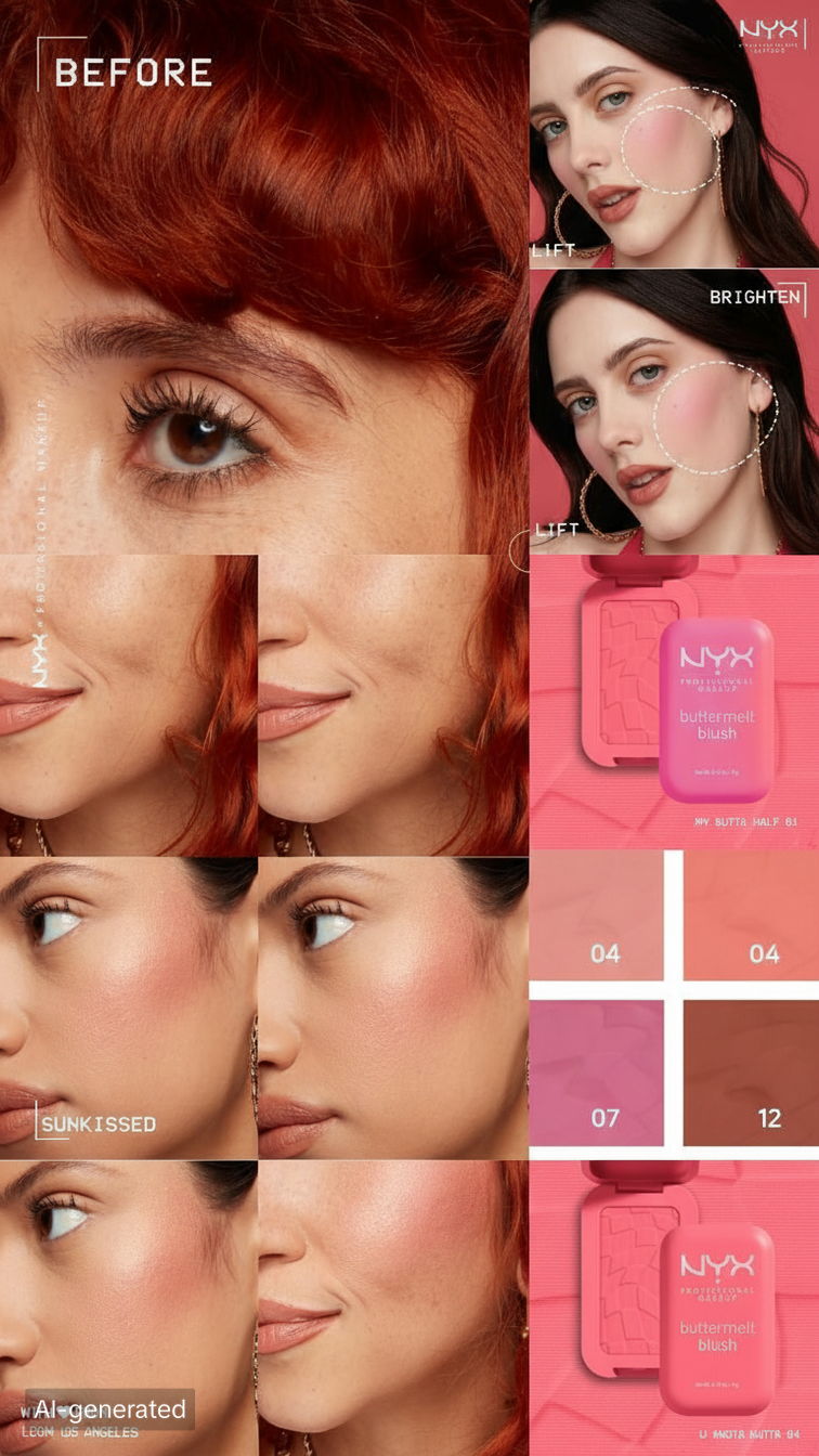 NYX Buttermelt Blush – Le Blush Viral Effet Bonne Mine