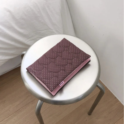 Couverture de Cahier A5 Aesthetic – Protège-Livre Matelassé | Maison Majjaa
