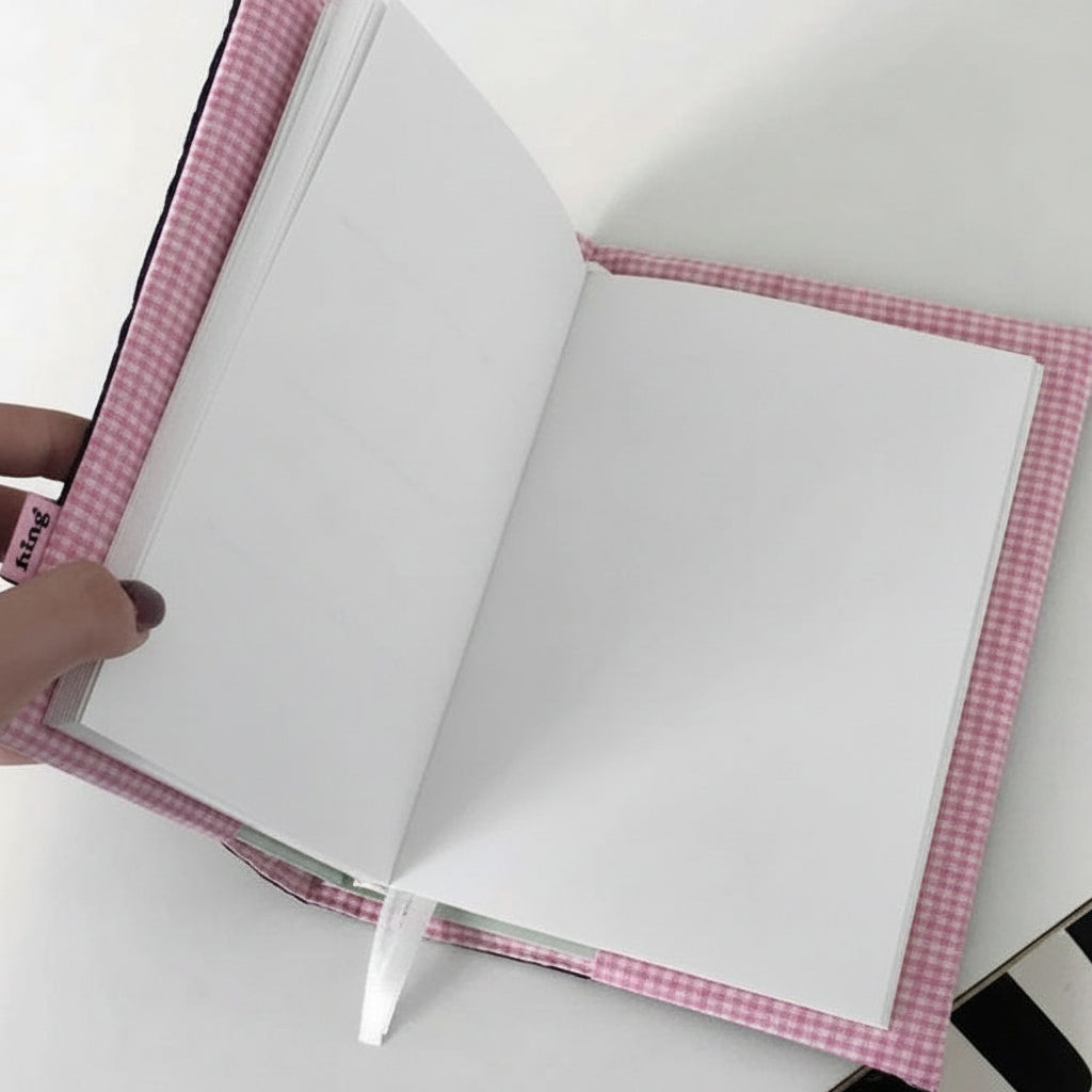 Couverture de Cahier A5 Aesthetic – Protège-Livre Matelassé | Maison Majjaa