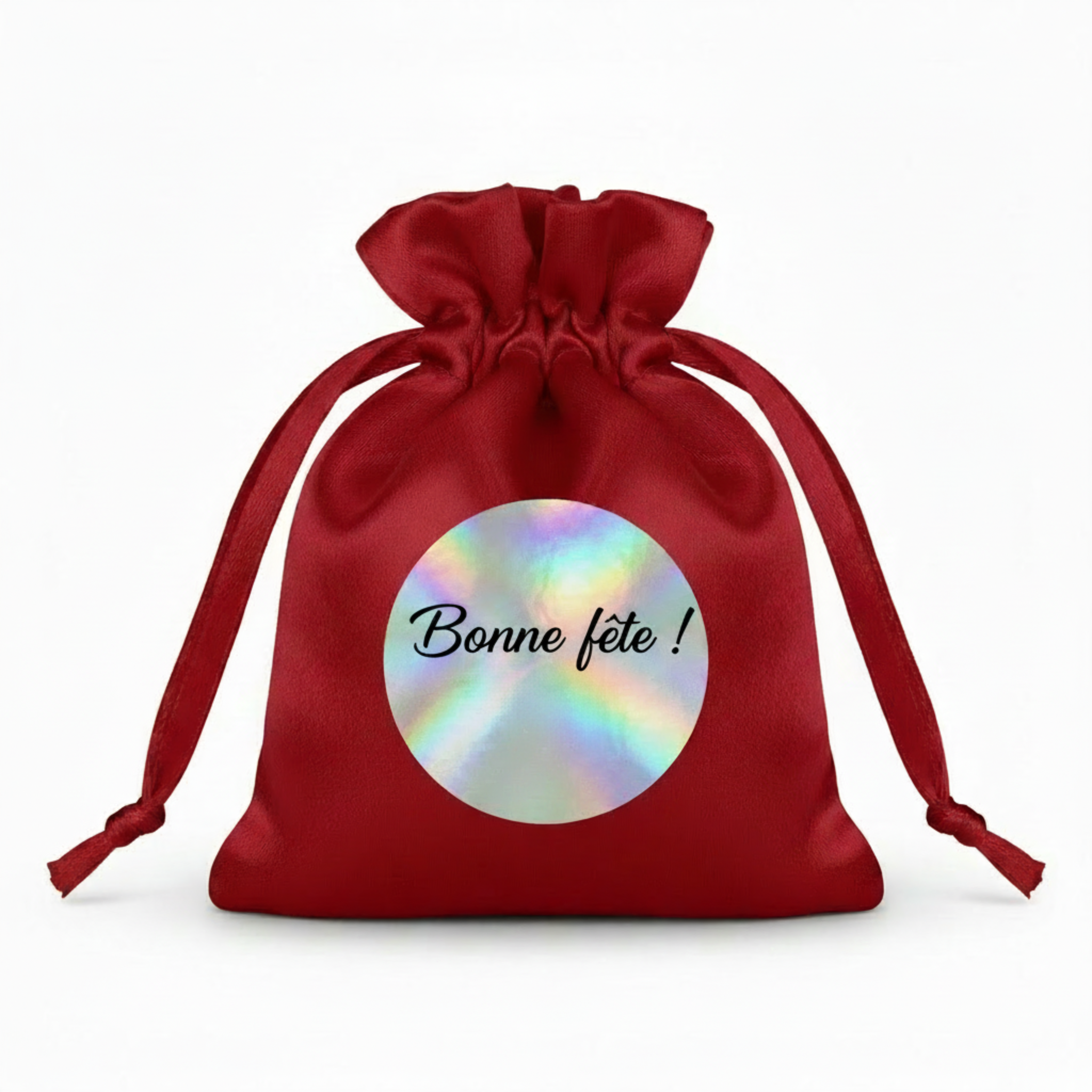 Bonne fête ! – Pochette Satin Rouge | Majjä