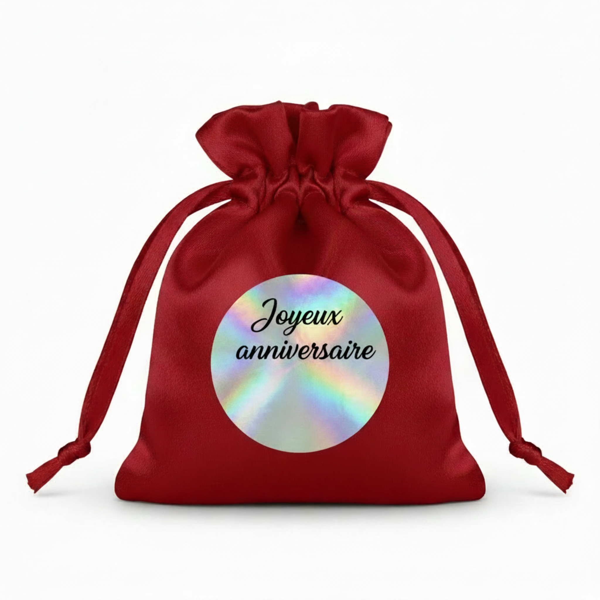 Joyeux anniversaire – Pochette Satin Rouge | Majjä