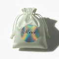Merci – Pochette Satin Blanche | Majjä