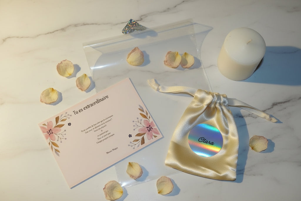 Mini kit carte motivation florale Tu es extraordinaire – cadeau encouragement femme – Maison Majjaa