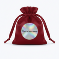 Mini Pochette Satin Rouge – Pour toi avec amour