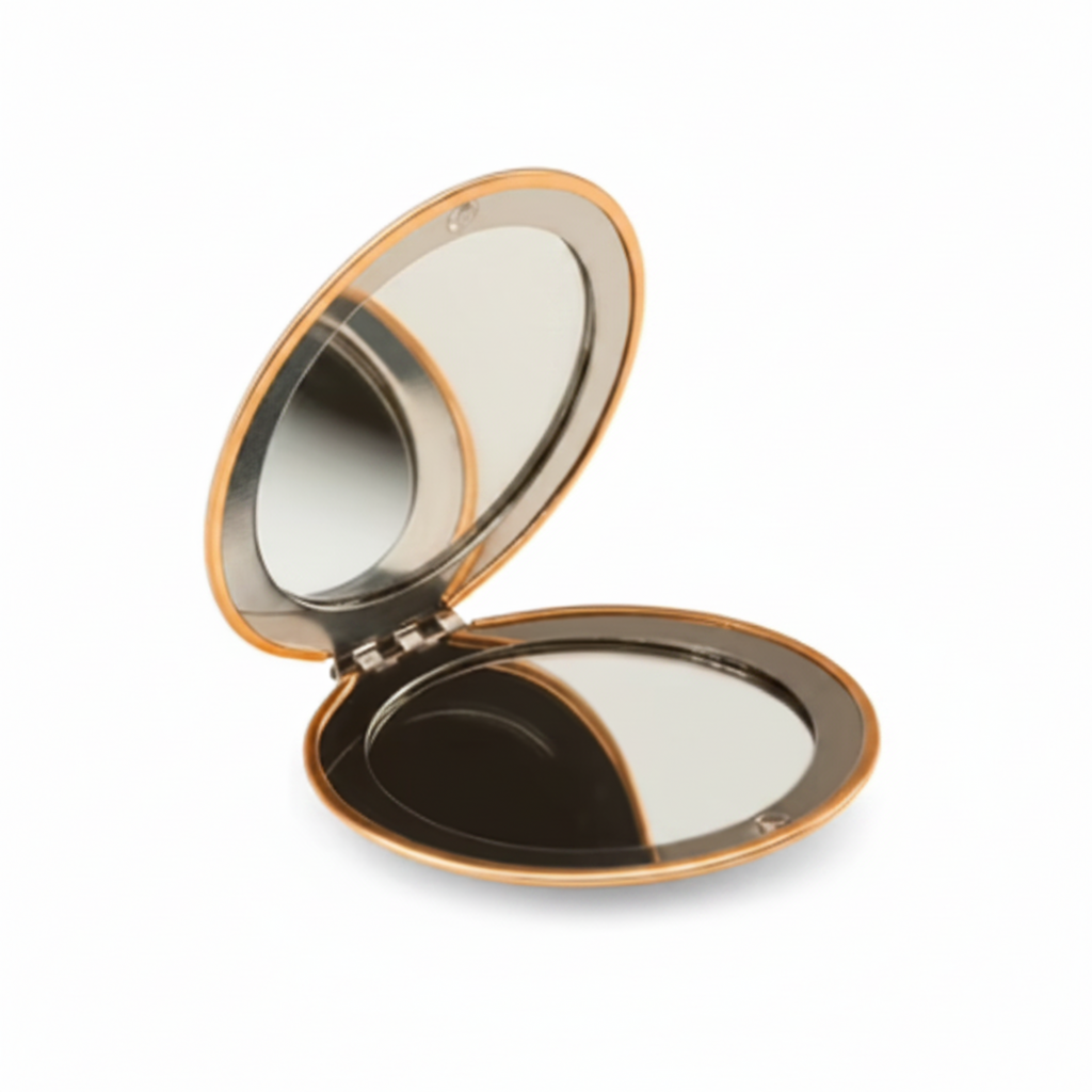 Miroir doré seul ouvert