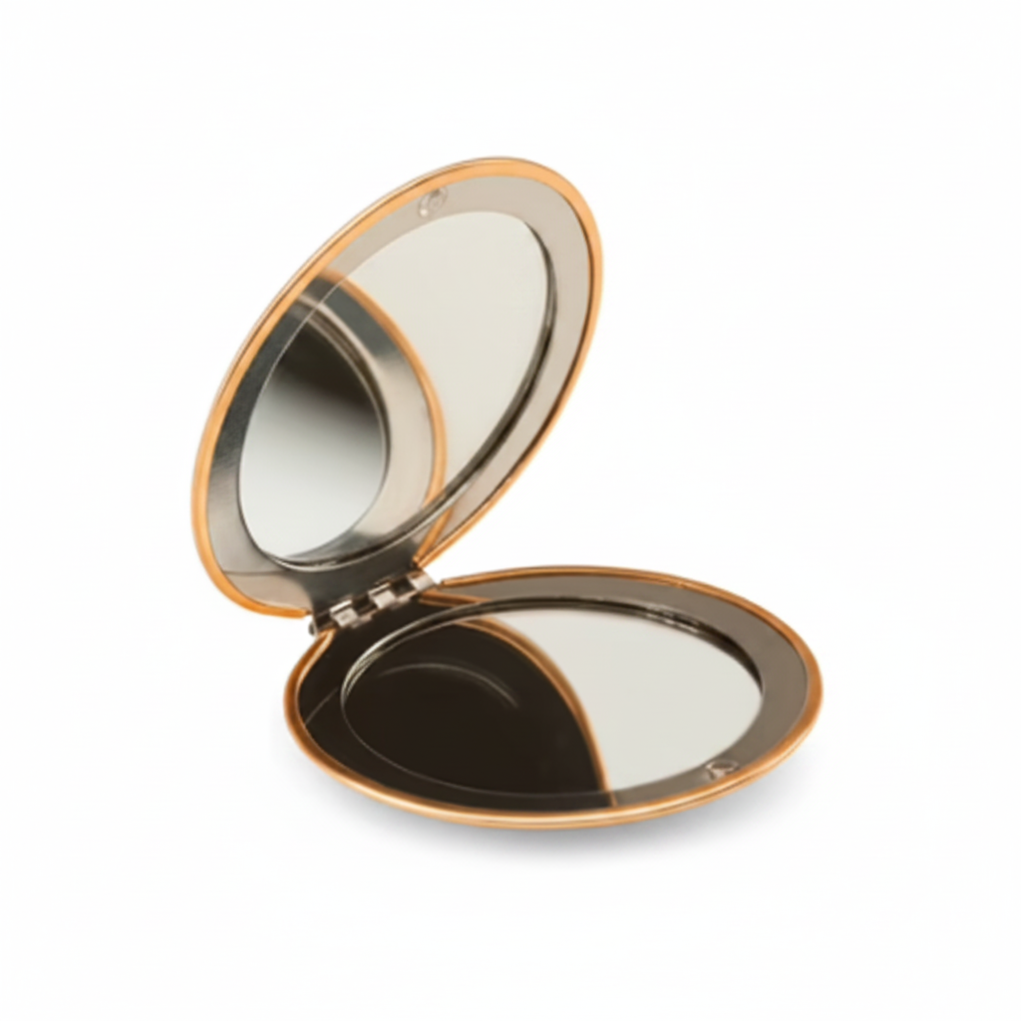 Miroir doré seul ouvert