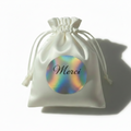 Merci  | Pochette Satin Blanche Personnalisée | Majjä
