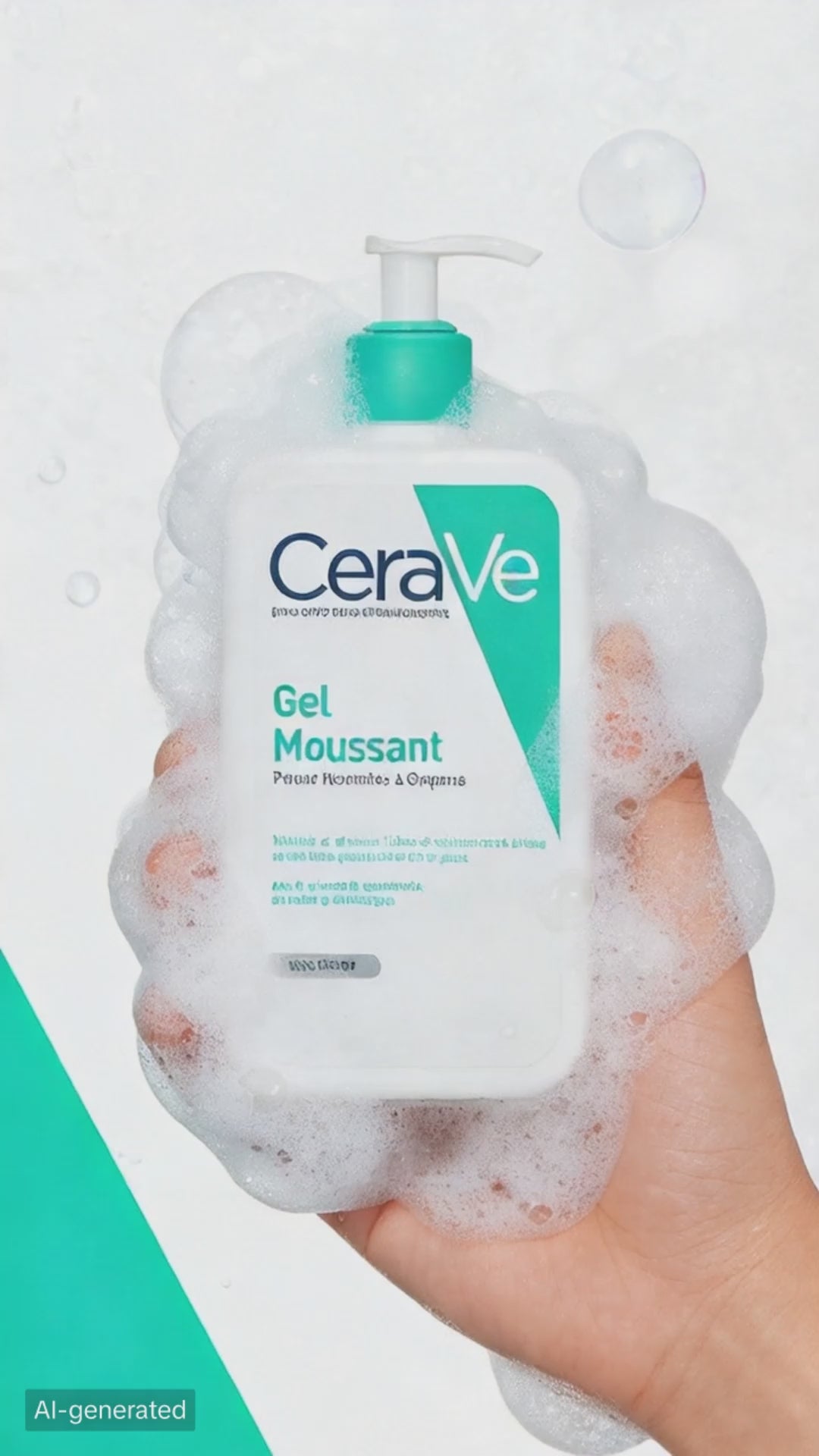 CeraVe Gel Moussant Nettoyant Visage 473 ml - Votre Solution Douce et Efficace pour un Teint Éclatant