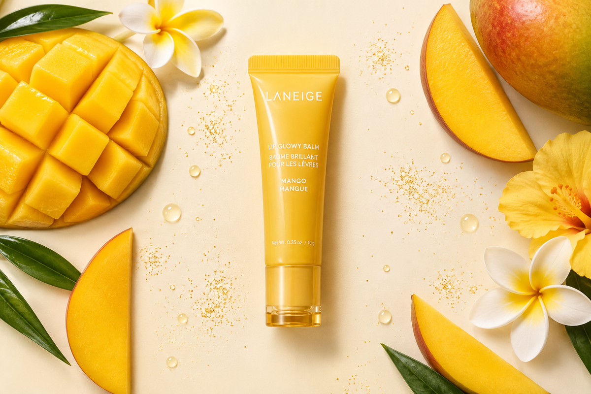 Visuel hero Laneige Lip Glowy Balm Mangue